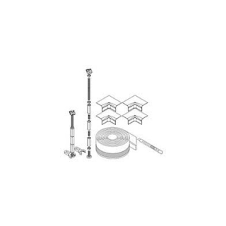 Duschenwannen-Fussset Schmidlin Omnia, Höhe 19 - 33 cm