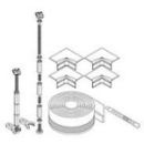 Duschenwannen-Fussset Schmidlin Omnia, Höhe 19 - 33 cm