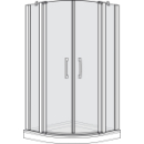 Eckeinstieg Duscholux Optima 6 Round Viertelkreis