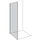 Freistehende Seitenwand Duscholux Air 2