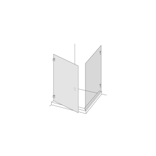 Eckkabine Renner Trendline TS 90°