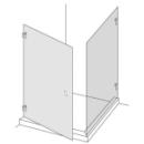 Eckkabine Renner Trendline TS 90°