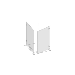 Eckkabine Renner Trendline TS 90°