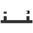 15detuchstange Renner zu Türe, rechteckig