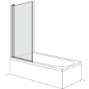 Falttrennwand Duscholux Optima 6