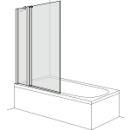 Falttrennwand Duscholux Optima 6