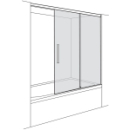 Gleittüre Duscholux Viva