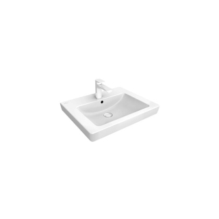 Möbelwaschtisch 55x44 cm,mit Überlauf