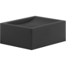 Seifenschale, Corian schwarz