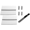 Schallschutz-Set Isoset, 2 Befestigungsflanschen