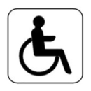 Symbol barrierefrei