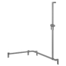 Eckhaltegriff-Duschengleitstange, schiebbar