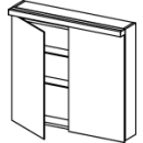 Spiegelschrank Alterna format LED