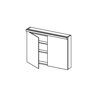 Spiegelschrank Alterna format LED