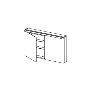 Spiegelschrank Alterna format LED