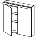 Spiegelschrank Alterna format LED plus