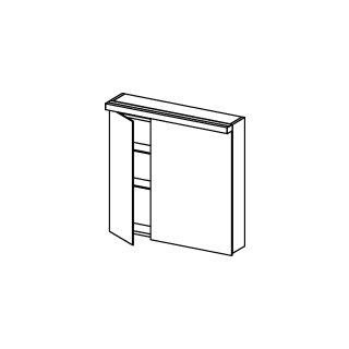 Spiegelschrank Alterna format LED plus