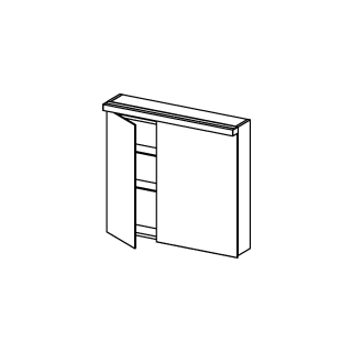 Spiegelschrank Alterna format LED plus