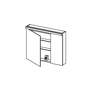 Spiegelschrank Alterna format LED plus