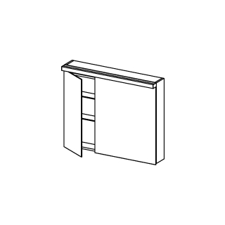 Spiegelschrank Alterna format LED plus