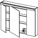 Spiegelschrank Alterna format LED plus