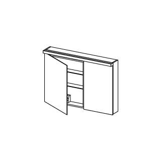Spiegelschrank Alterna format LED plus