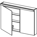 Spiegelschrank Alterna format LED plus