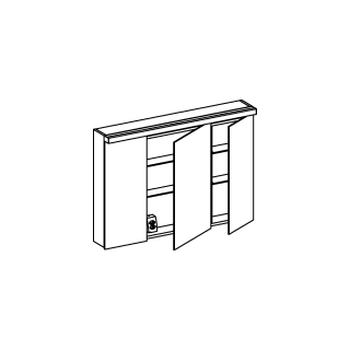 Spiegelschrank Alterna format LED plus