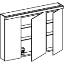 Spiegelschrank Alterna format LED plus