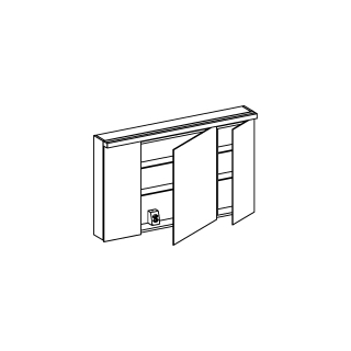 Spiegelschrank Alterna format LED plus