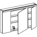 Spiegelschrank Alterna format LED plus