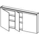 Spiegelschrank Alterna format LED plus