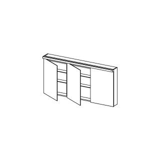 Spiegelschrank Alterna format LED plus