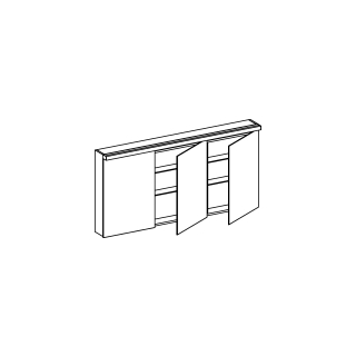 Spiegelschrank Alterna format LED plus