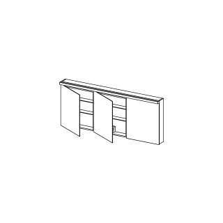 Spiegelschrank Alterna format LED plus