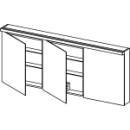 Spiegelschrank Alterna format LED plus