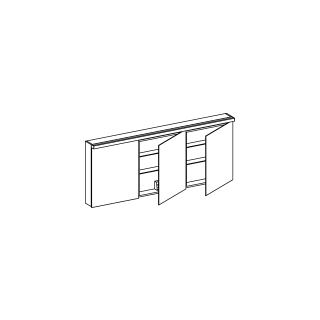 Spiegelschrank Alterna format LED plus