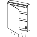 Spiegelschrank Alterna format LED plus