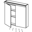 Spiegelschrank Alterna format LED plus