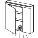 Spiegelschrank Alterna format LED plus