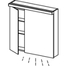 Spiegelschrank Alterna format LED plus