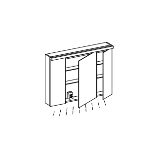 Spiegelschrank Alterna format LED plus