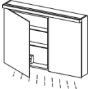 Spiegelschrank Alterna format LED plus