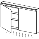 Spiegelschrank Alterna format LED plus
