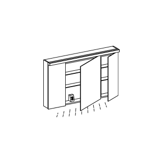 Spiegelschrank Alterna format LED plus