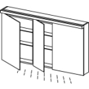 Spiegelschrank Alterna format LED plus