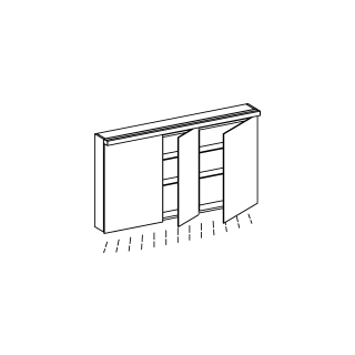 Spiegelschrank Alterna format LED plus