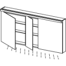 Spiegelschrank Alterna format LED plus