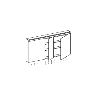 Spiegelschrank Alterna format LED plus