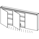 Spiegelschrank Alterna format LED plus
